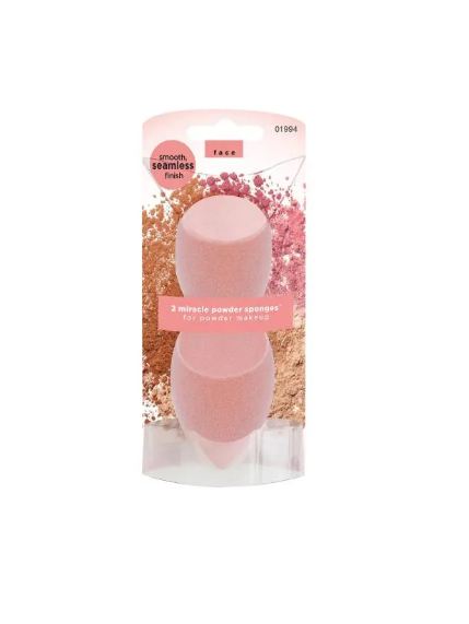 2 Miracle Powder sponges  Pack de esponjas de maquillaje