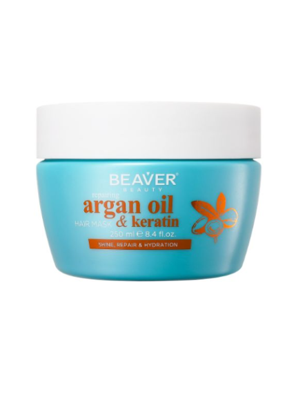 tarro Argan Oil & Keratin Mascarilla Reparadora Capilar