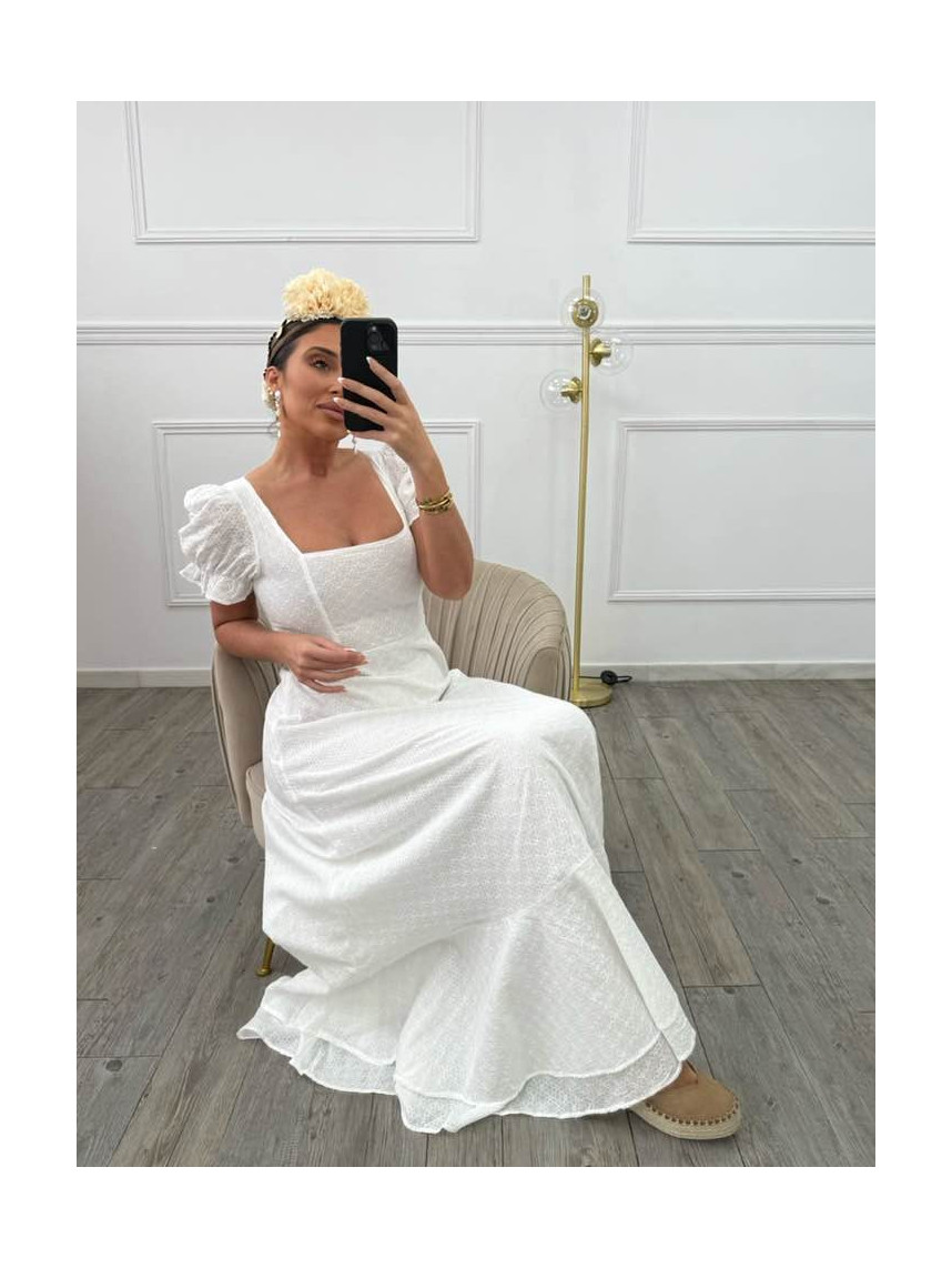 BATA PERFORADA BLANCA (ON-01)