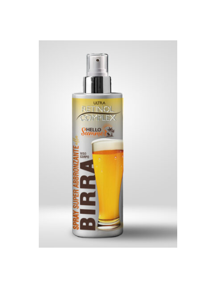 Spray super bronceador Birra Retinol Complex
