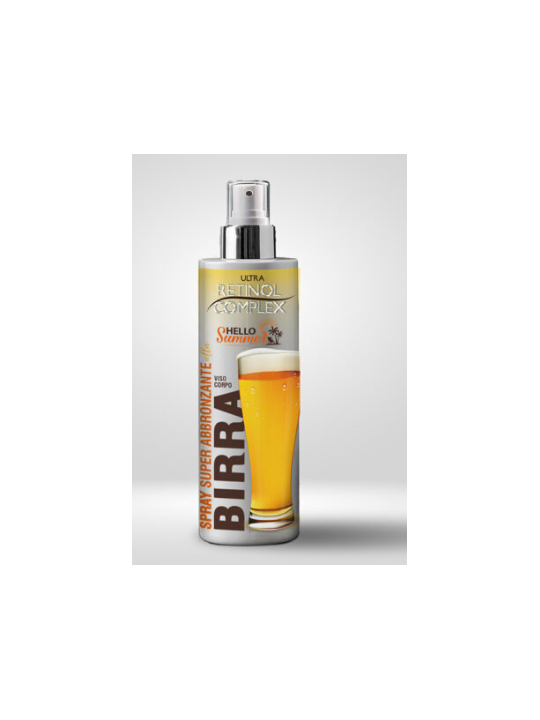 Spray super bronceador Birra Retinol Complex