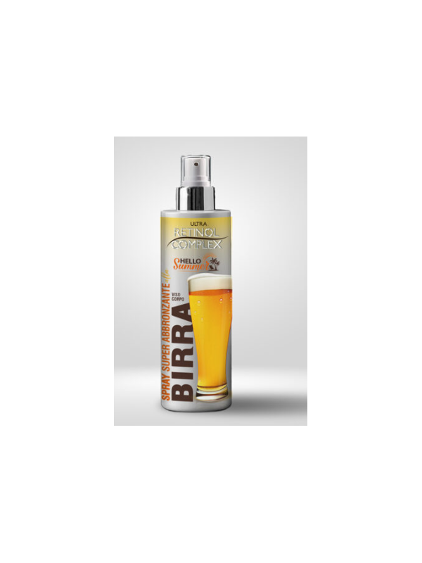 Spray super bronceador Birra Retinol Complex