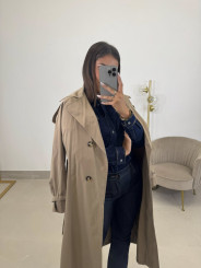 Camisa vaquera oscura