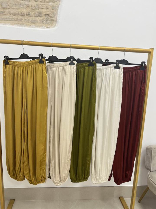 Pantalon boho satinado Pantalon boho satinado