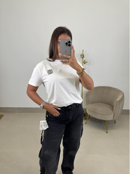 Camiseta corte mujer LW brillo