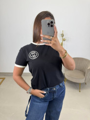 Camiseta corte mujer GC bordada