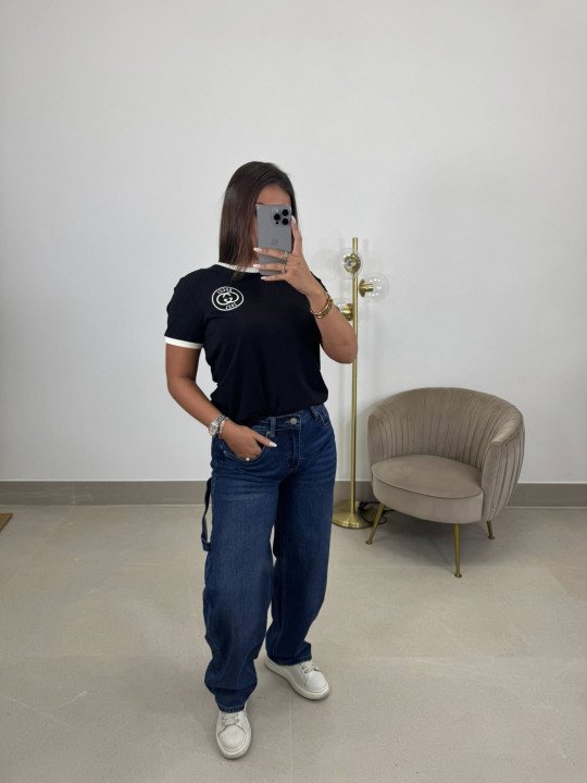 Camiseta corte mujer GC bordada