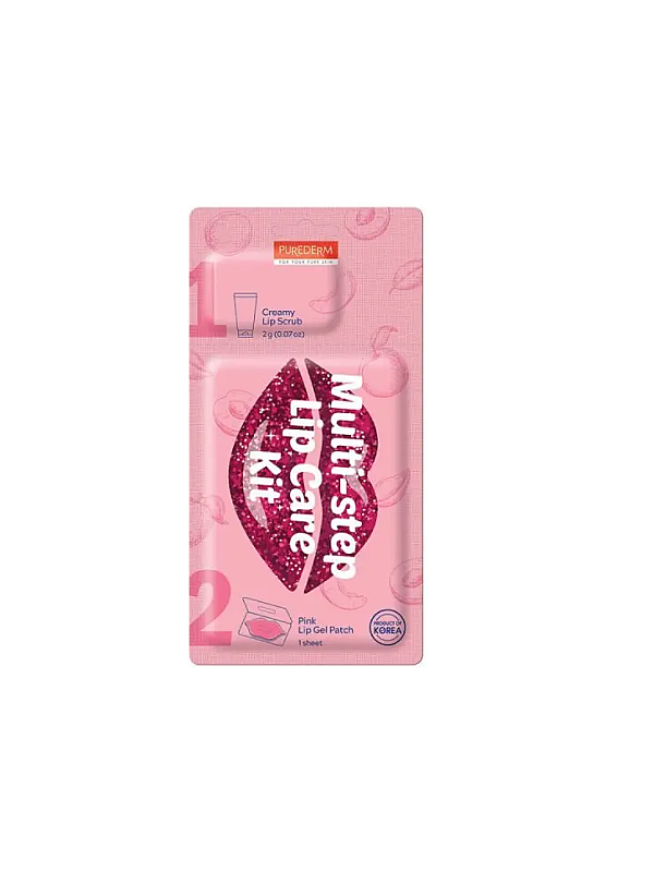 Exfoliante labial + mascarilla labial de hidrogel Purederm