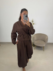 Total look tipo Kimono