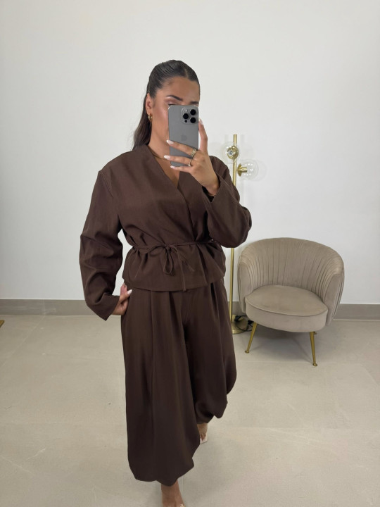 Total look tipo Kimono
