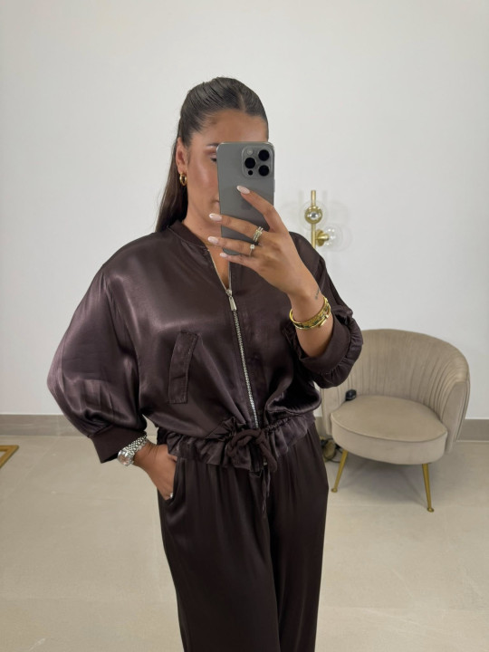 Pantalon satinado