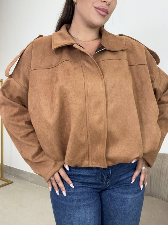Bomber antelina marron