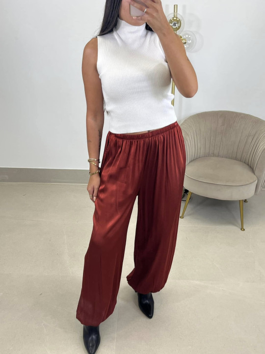 Pantalon boho satinado Pantalon boho satinado