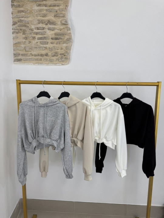 Sudadera crop