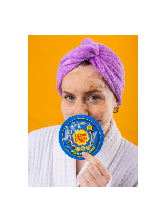 Chupa Chups Mascarilla Facial de Burbujas Cola con cafeina