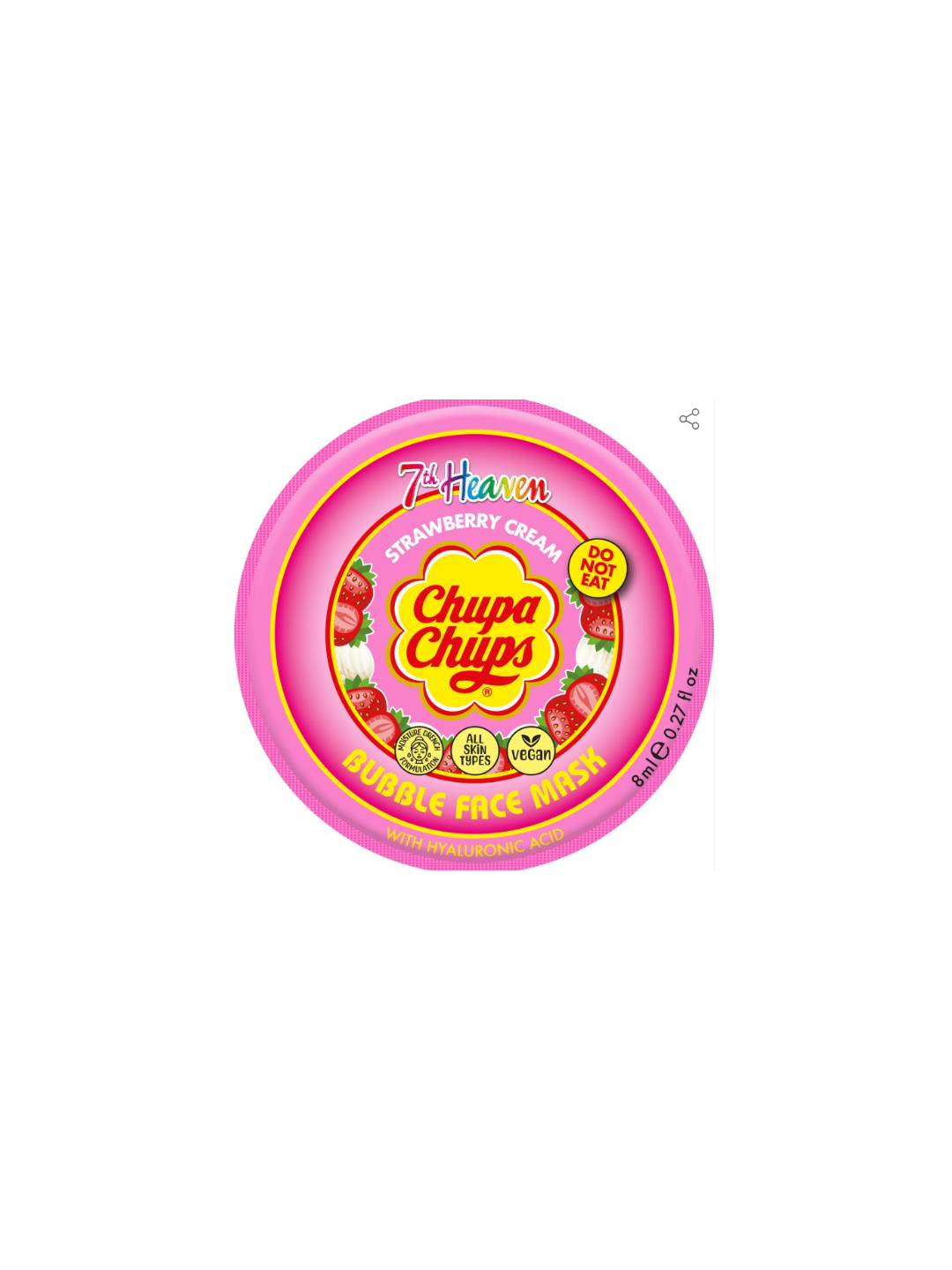 Chupa Chups Bubble Face Mask Mascarilla Facial de Burbujas con acido hialuronico