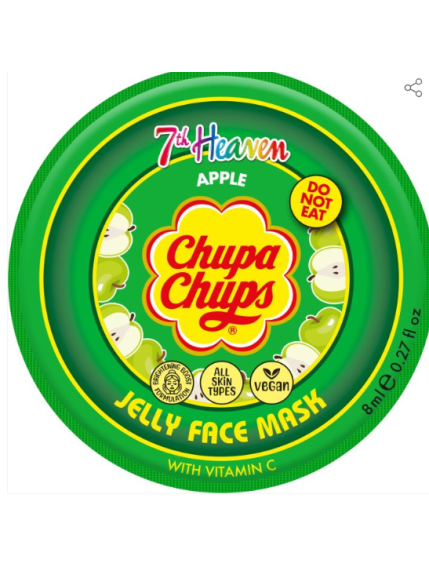 Chupa Chups Jelly Face Mask Mascarilla Facial de Gelatina con vitamina C