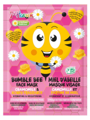 Mascarilla Facial de Tela Bumble Bee Camomila y Miel