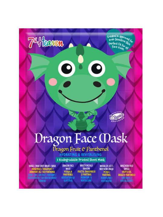 Mascarilla Facial Dragón Hidratante y Revitalizante