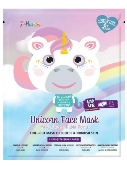 Mascarilla Facial Animal Mask Unicornio Yuzu y Camu Camu