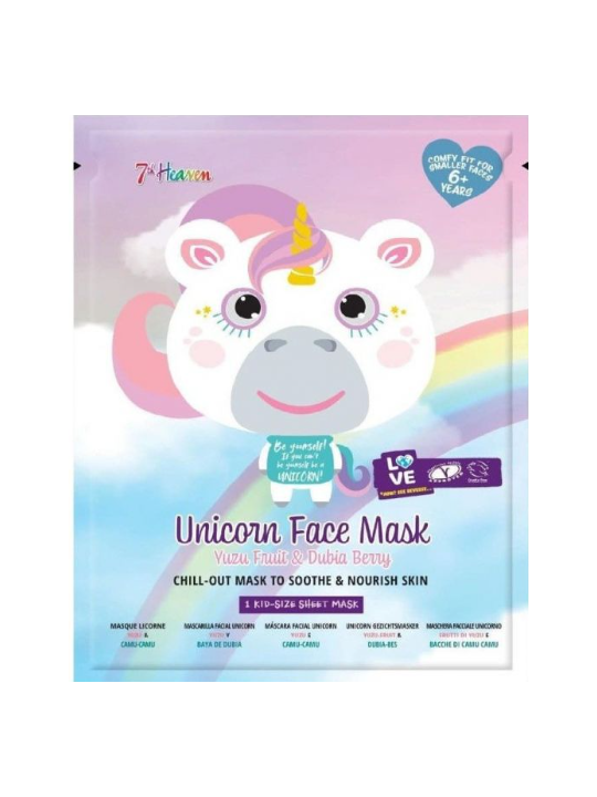 Mascarilla Facial Animal Mask Unicornio Yuzu y Camu Camu