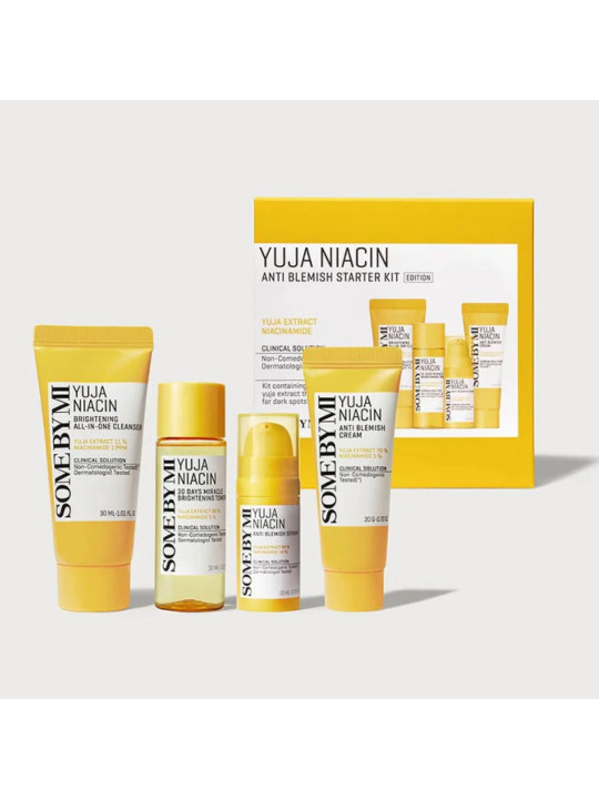 YUJA NIACIN ANTI-BLEMISH STARTER KIT (4components)/preorder