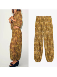 Pantalon boho estampado