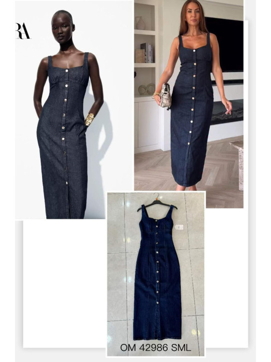 Vestido vaquero midi