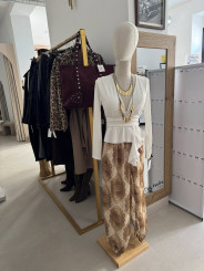 Pantalon boho estampado