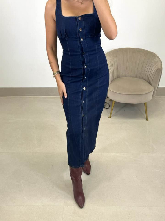 Vestido vaquero midi