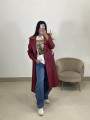 Gabardina polipiel roja