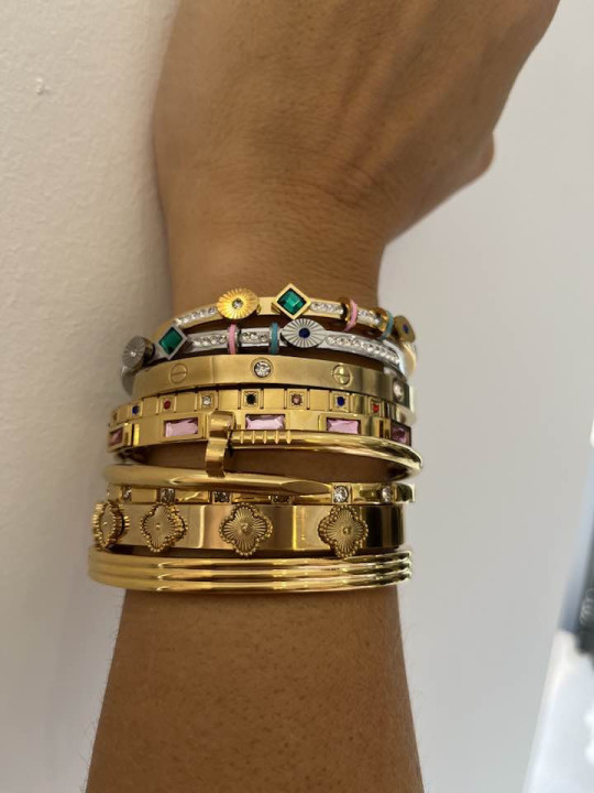 Brazalete dorado brocado