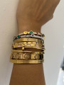 Brazalete dorado brocado