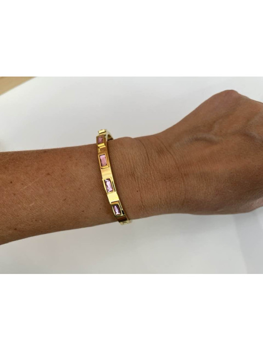 Brazalete Paula rosa
