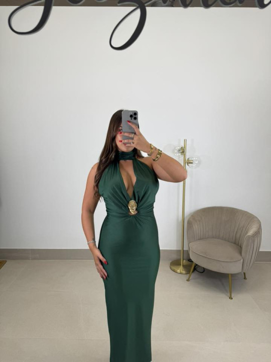 Vestido carmen verde