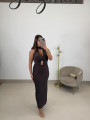 Vestido carmen marrón