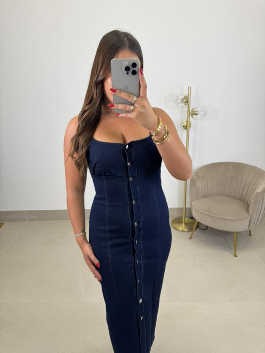 Vestido vaquero midi