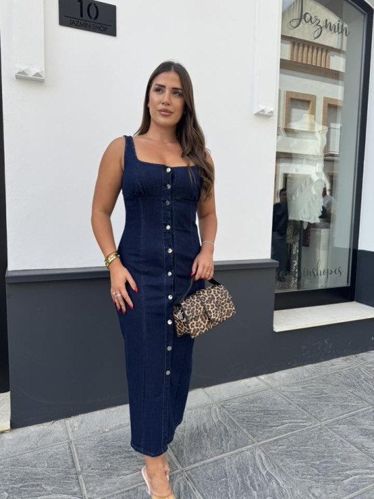 Vestido vaquero midi