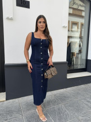 Vestido vaquero midi
