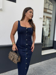 Vestido vaquero midi