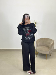Legging campana bolsillo lateral