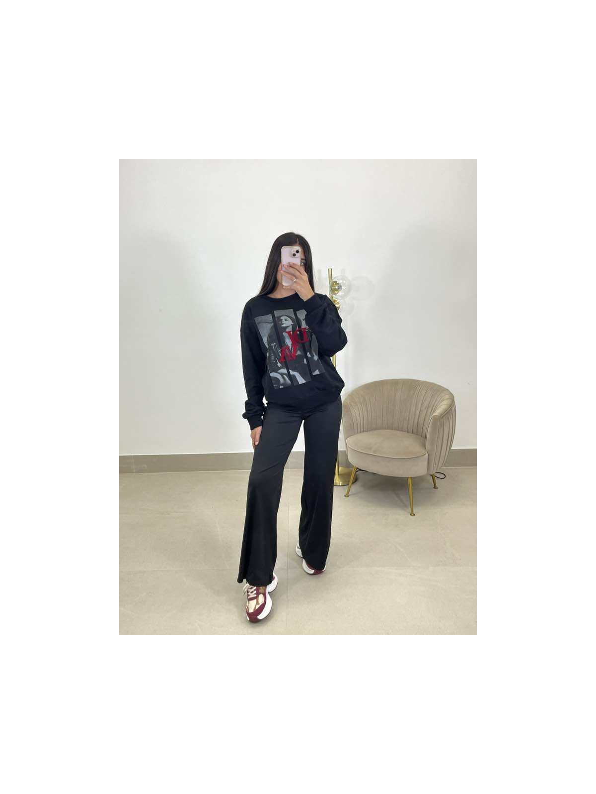 Legging campana bolsillo lateral