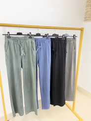 Pantalon fluido efecto denim