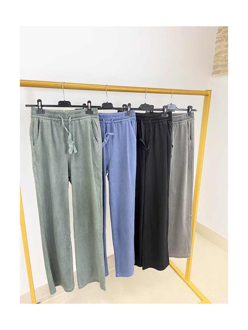 Pantalon fluido efecto denim