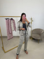 Pijama camisero animal print (3 piezas)