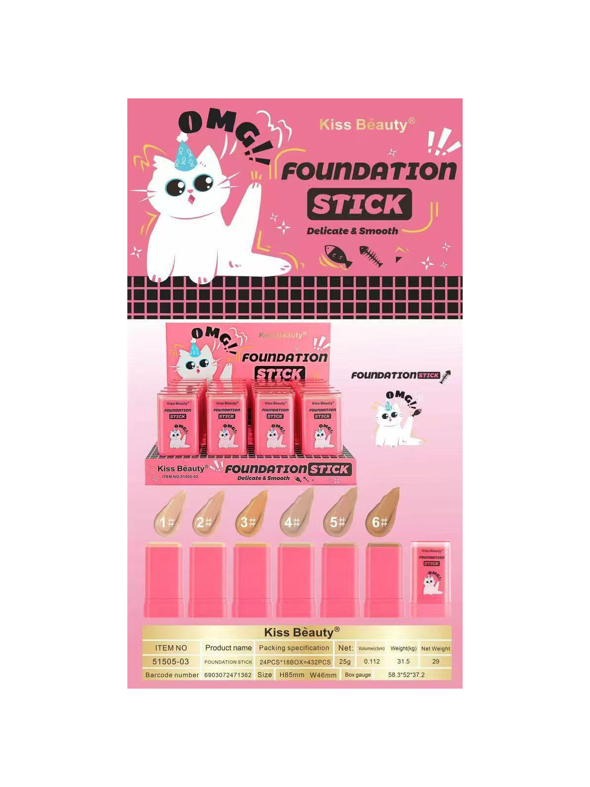 Maquillaje en stick OMG