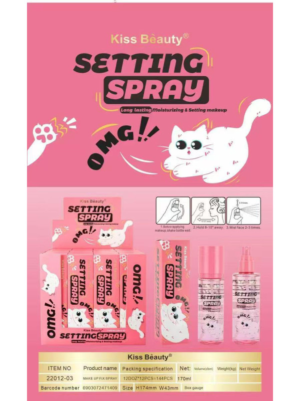 Spray fijador maquillaJe OMG