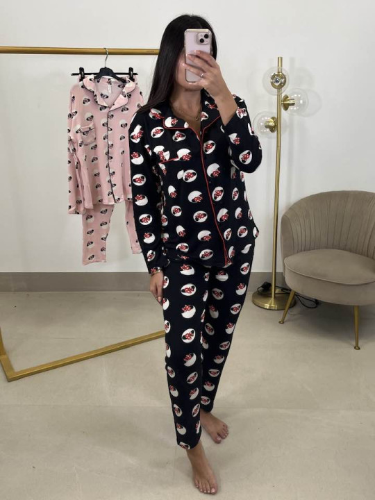 Pijama camisero minnie