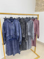 Conjunto desgastado capucha