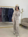 Conjunto desgastado capucha
